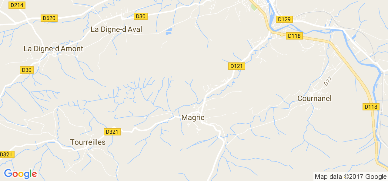 map de la ville de Magrie