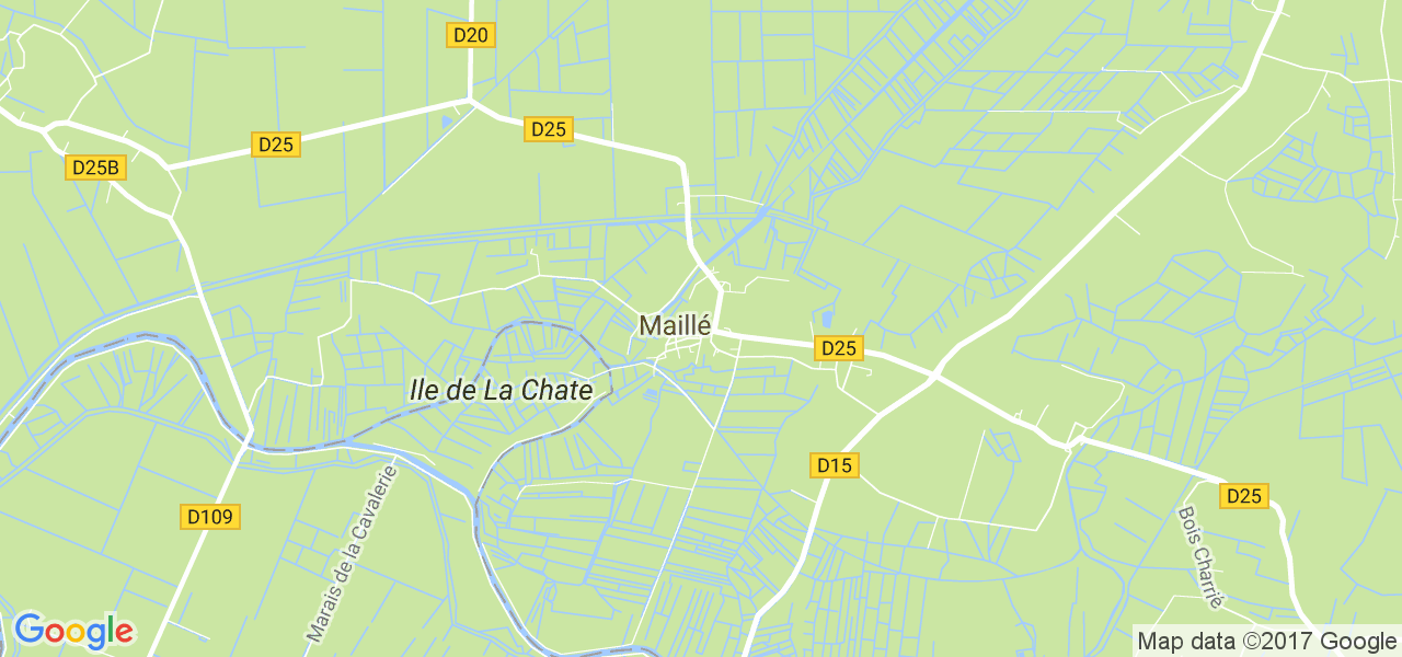 map de la ville de Maillé