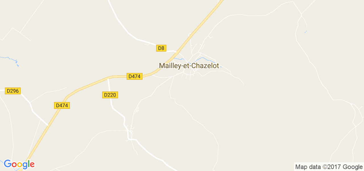 map de la ville de Mailley-et-Chazelot