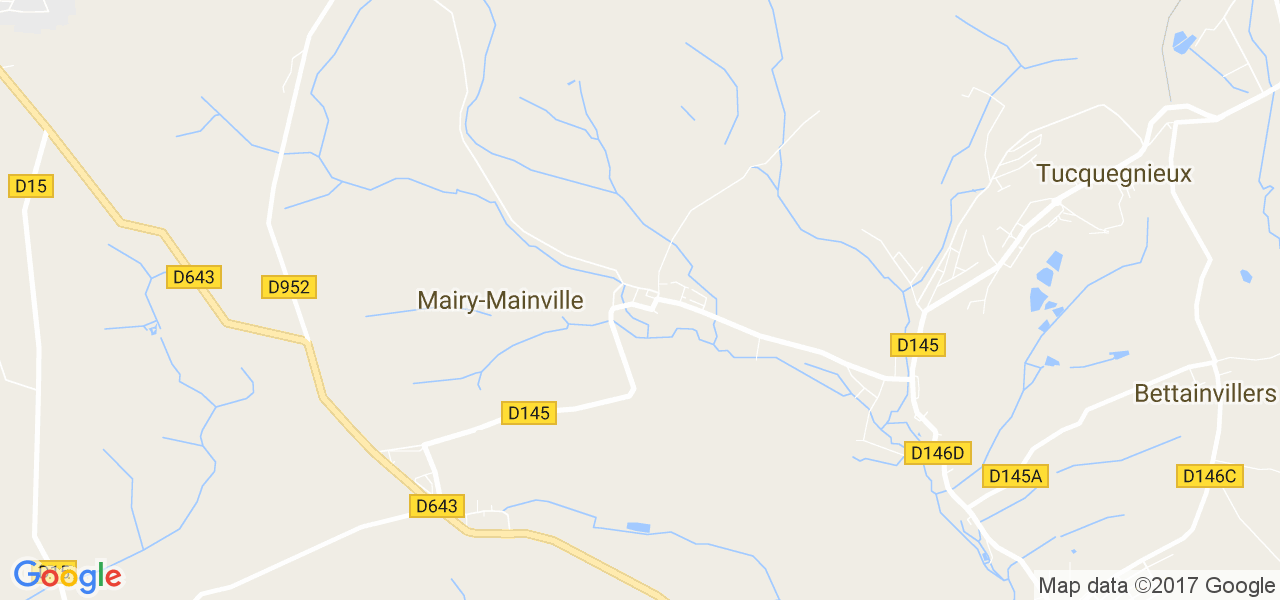 map de la ville de Mairy-Mainville