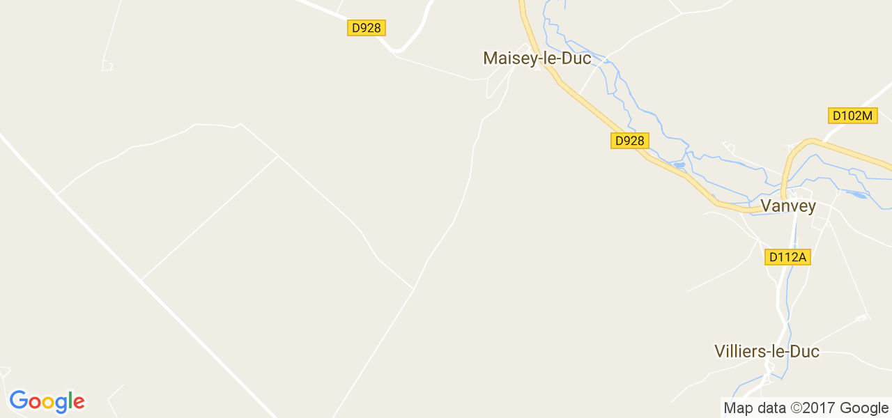 map de la ville de Maisey-le-Duc