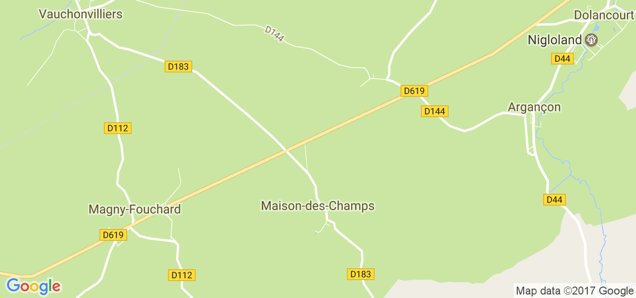 map de la ville de Maison-des-Champs