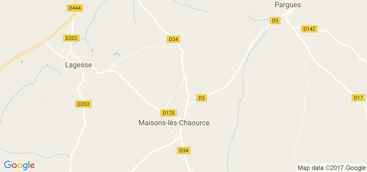 map de la ville de Maisons-lès-Chaource