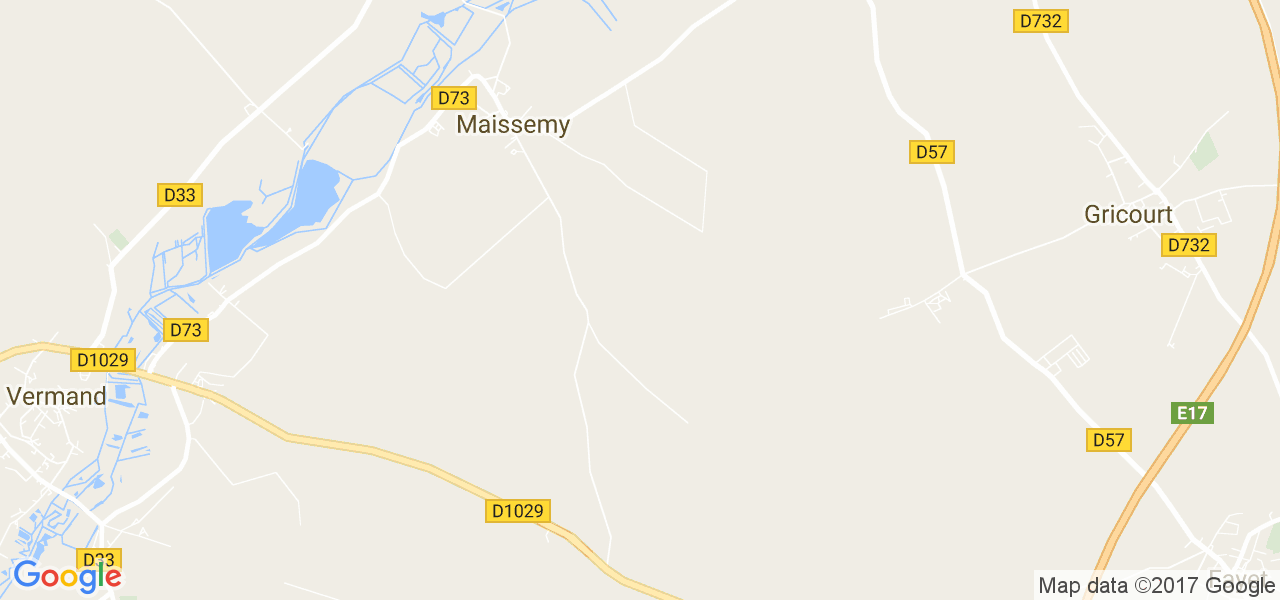 map de la ville de Maissemy