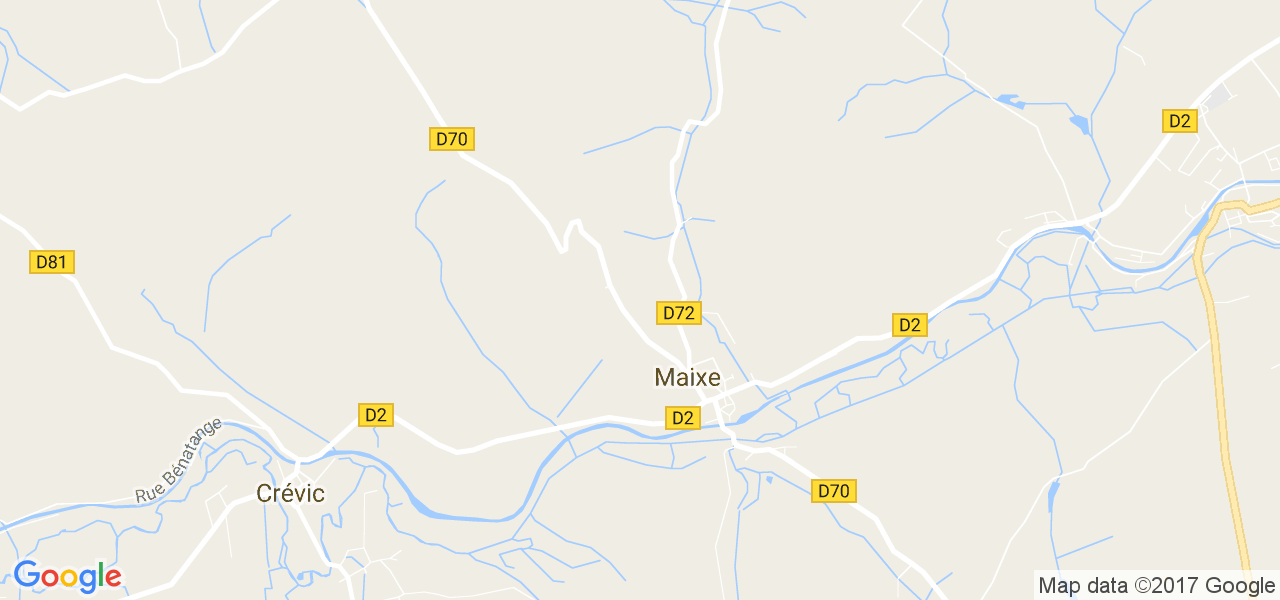 map de la ville de Maixe