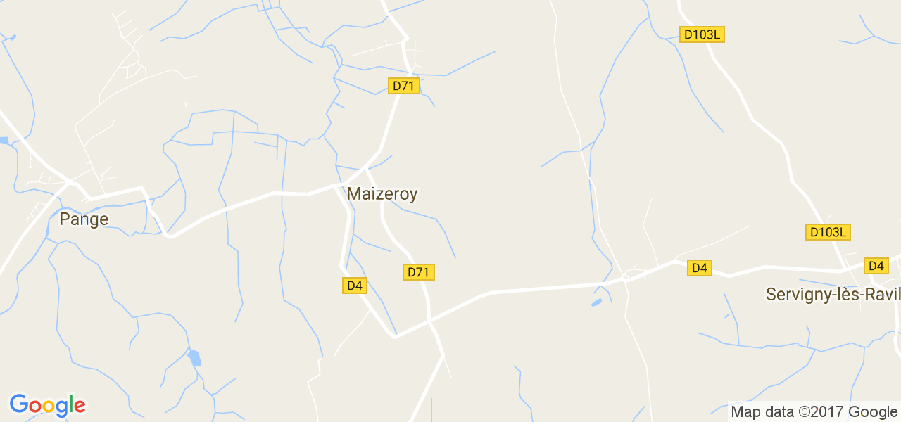 map de la ville de Maizeroy