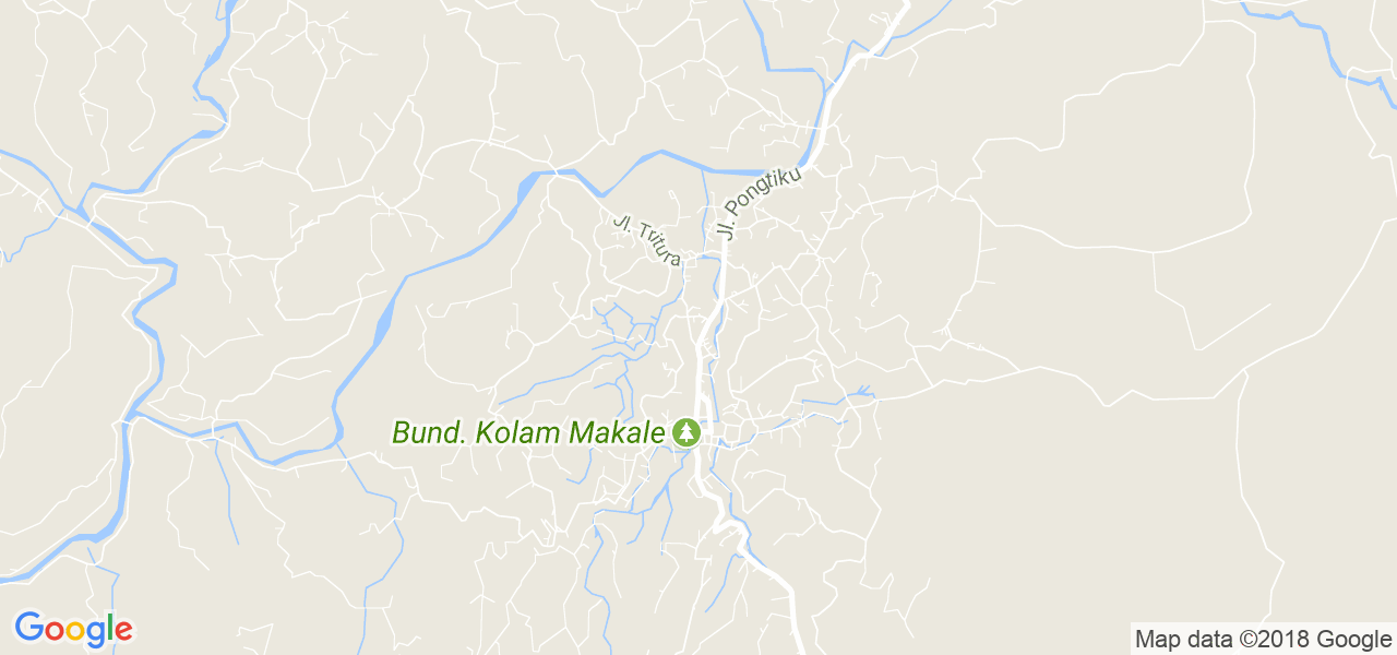 map of the city of Makale