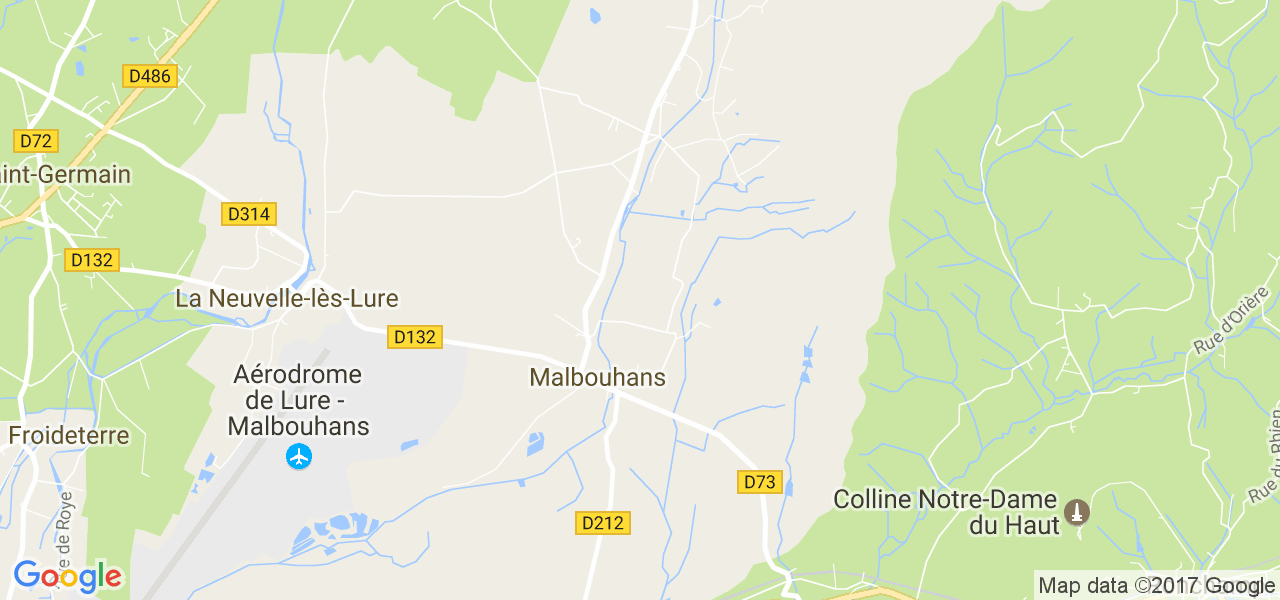 map de la ville de Malbouhans