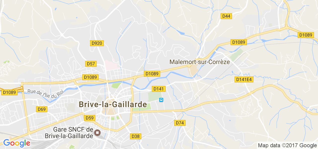 map de la ville de Malemort-sur-Corrèze