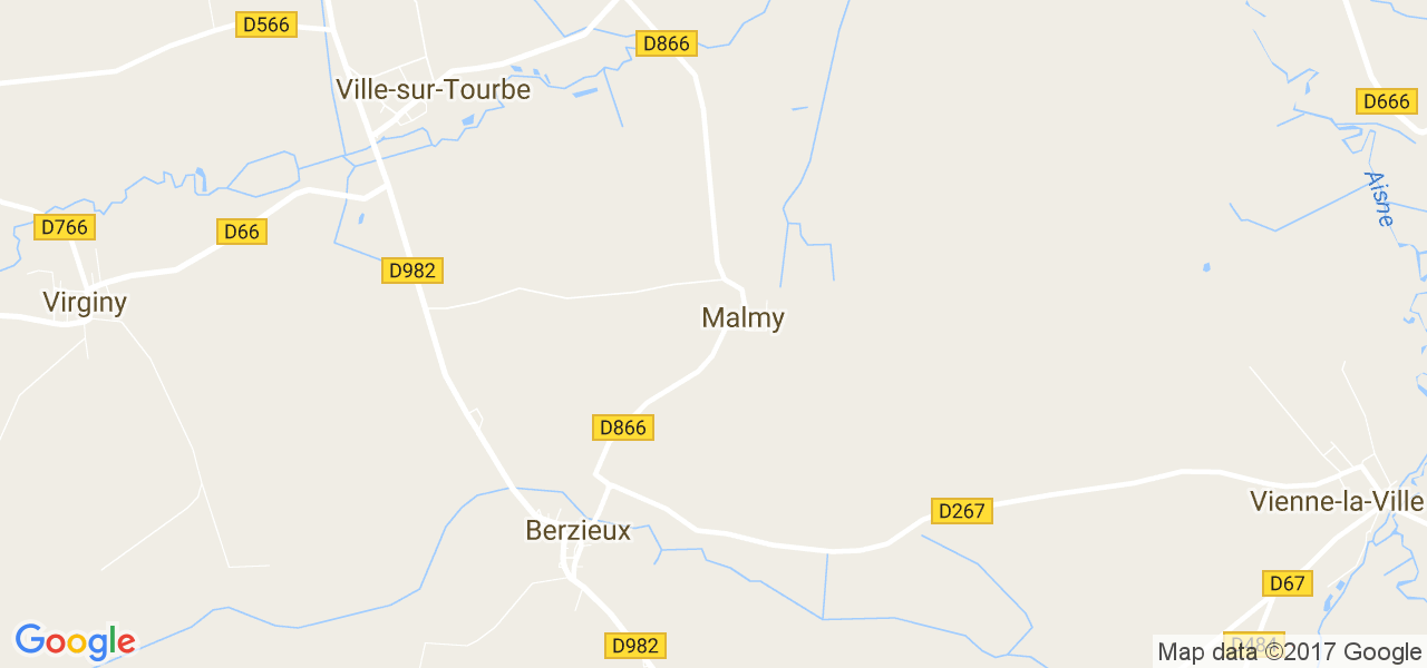 map de la ville de Malmy