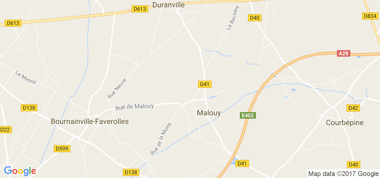 map de la ville de Malouy