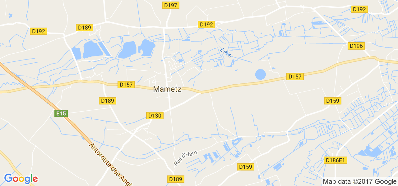 map de la ville de Mametz