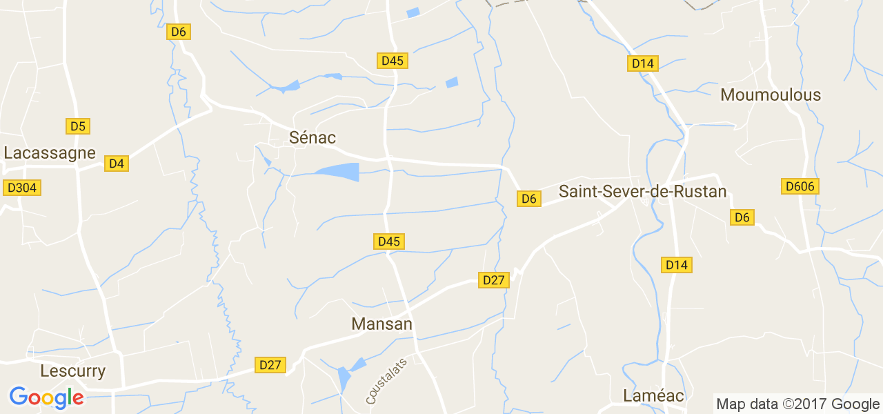 map de la ville de Mansan