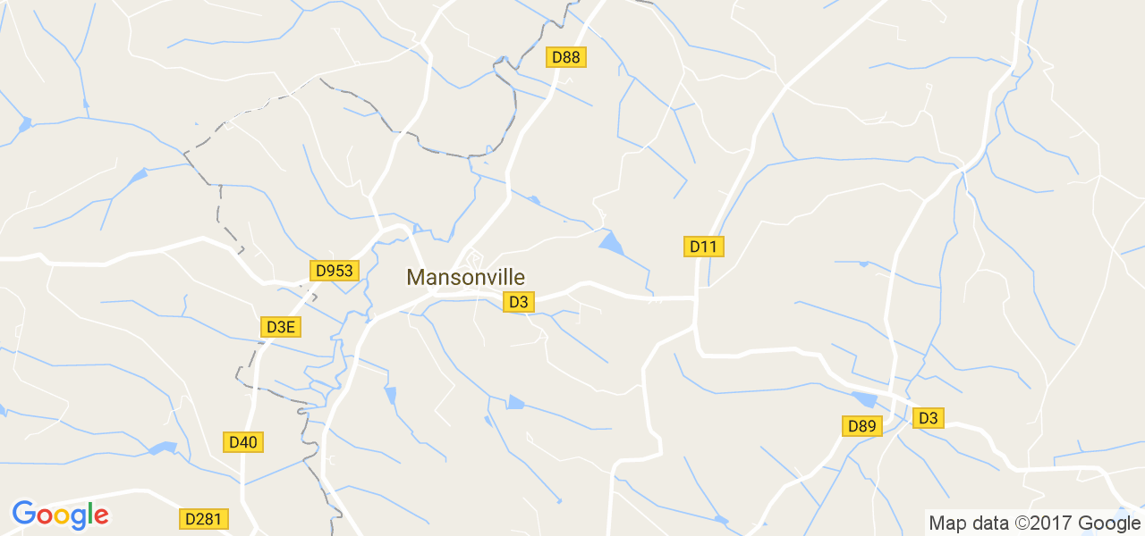 map de la ville de Mansonville