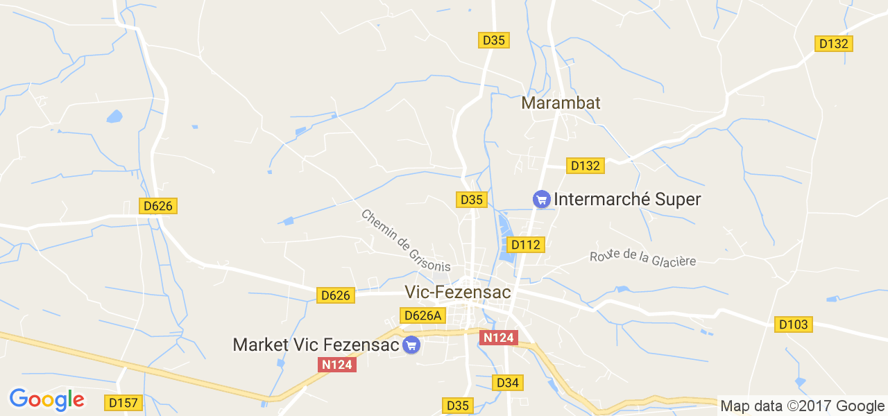 map de la ville de Marambat