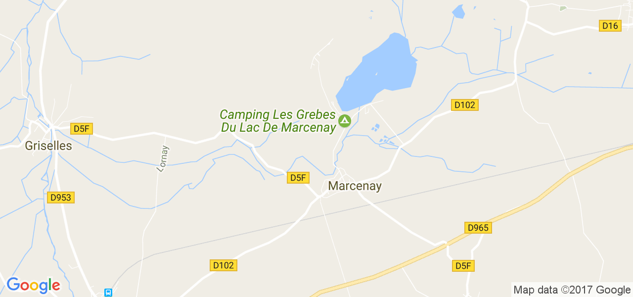 map de la ville de Marcenay