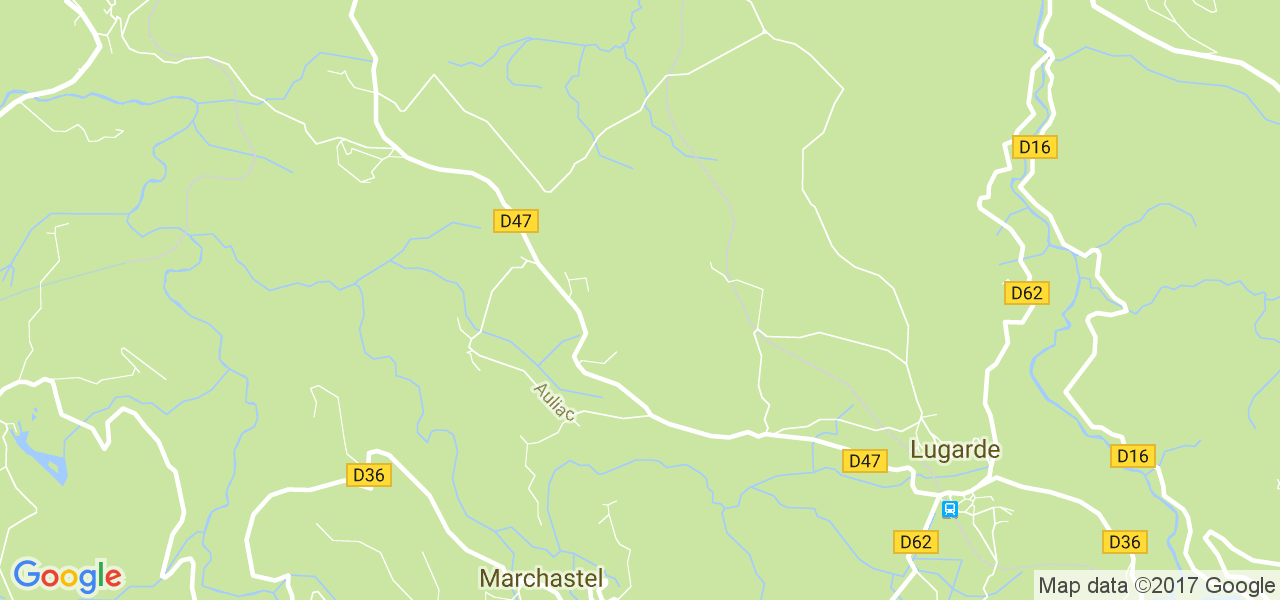 map de la ville de Marchastel