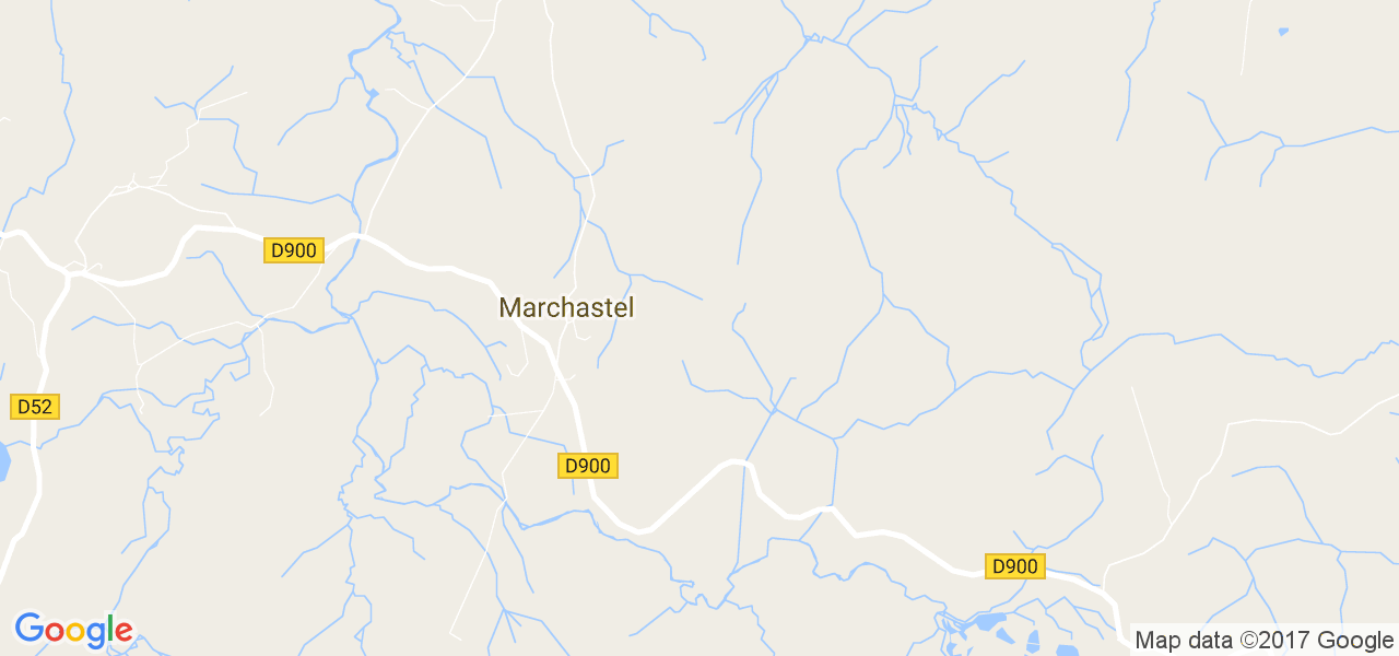 map de la ville de Marchastel