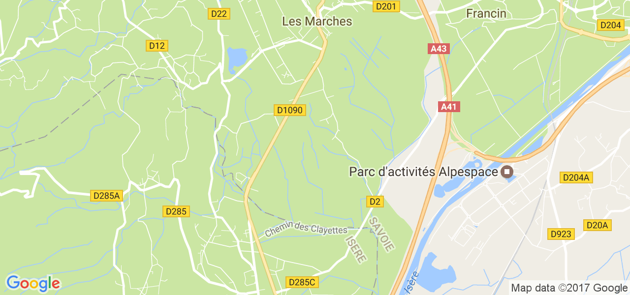 map de la ville de Marches