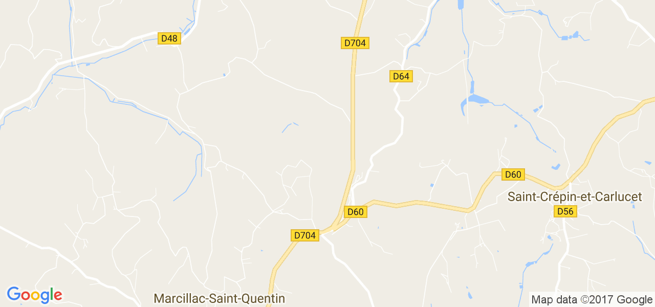 map de la ville de Marcillac-Saint-Quentin