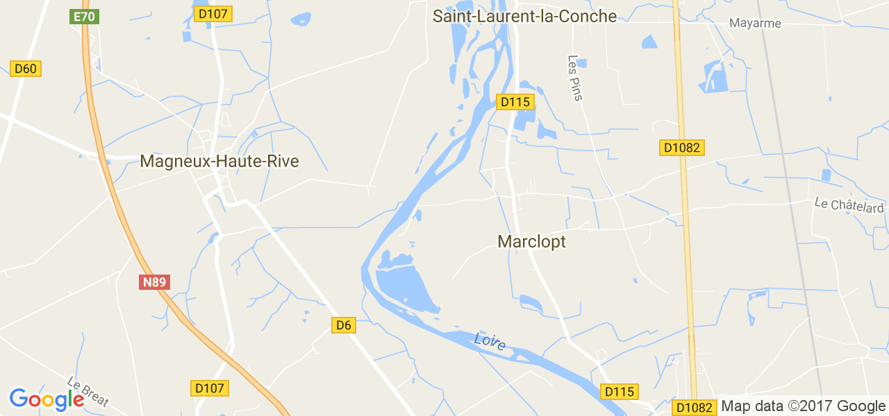 map de la ville de Marclopt