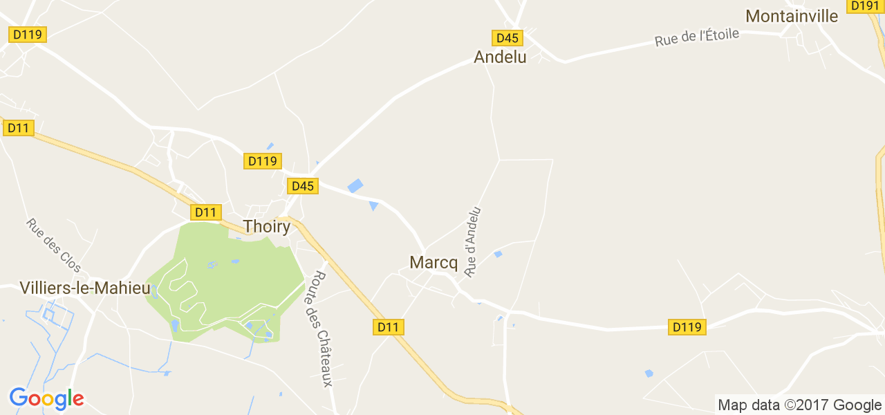 map de la ville de Marcq