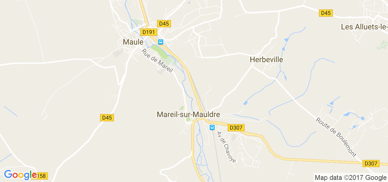 map de la ville de Mareil-sur-Mauldre