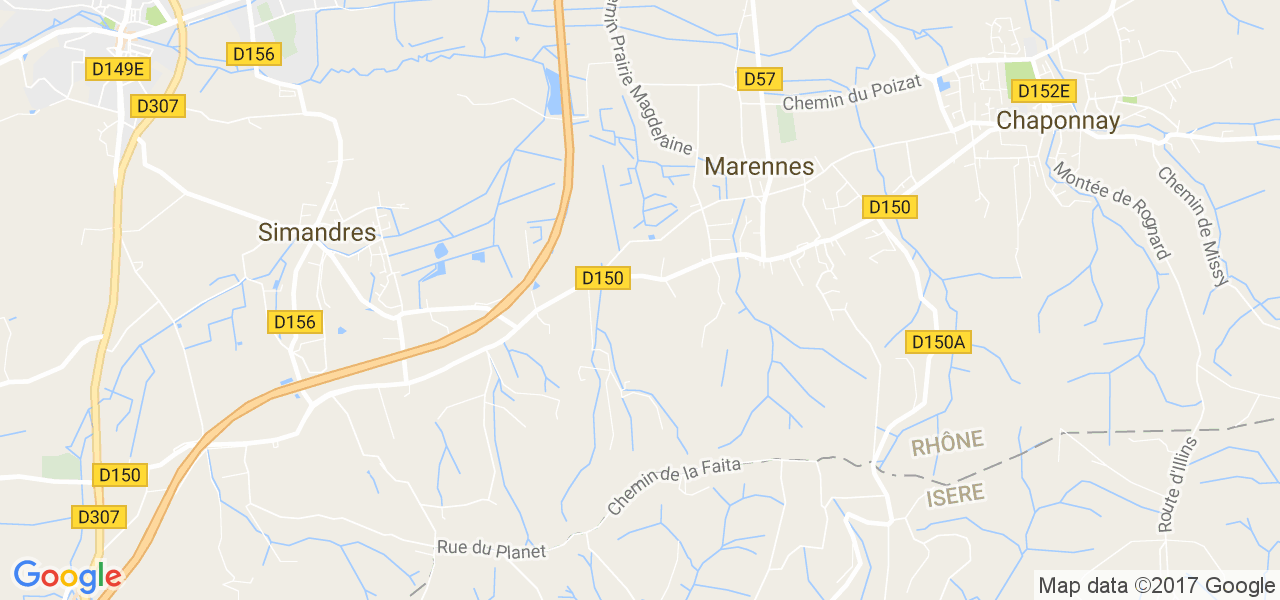 map de la ville de Marennes