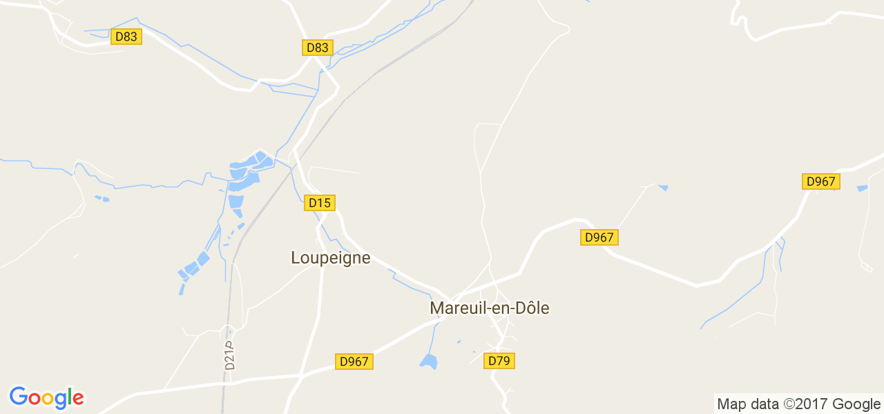 map de la ville de Mareuil-en-Dôle