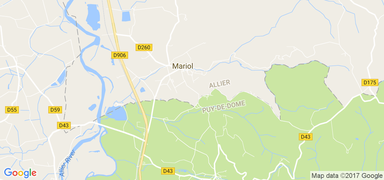 map de la ville de Mariol