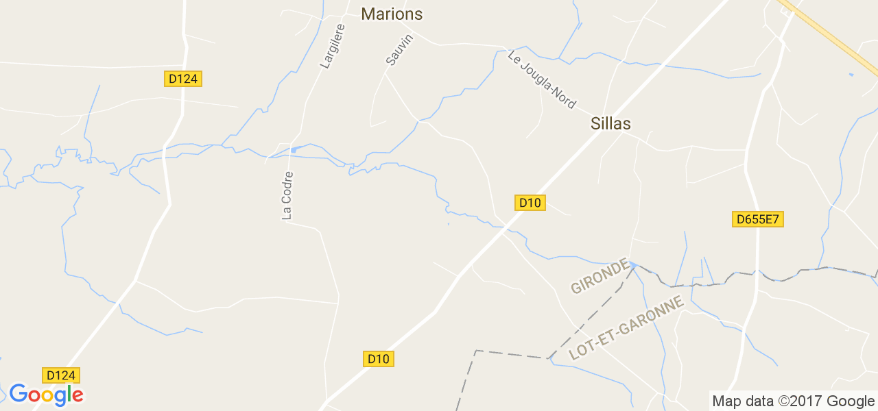 map de la ville de Marions