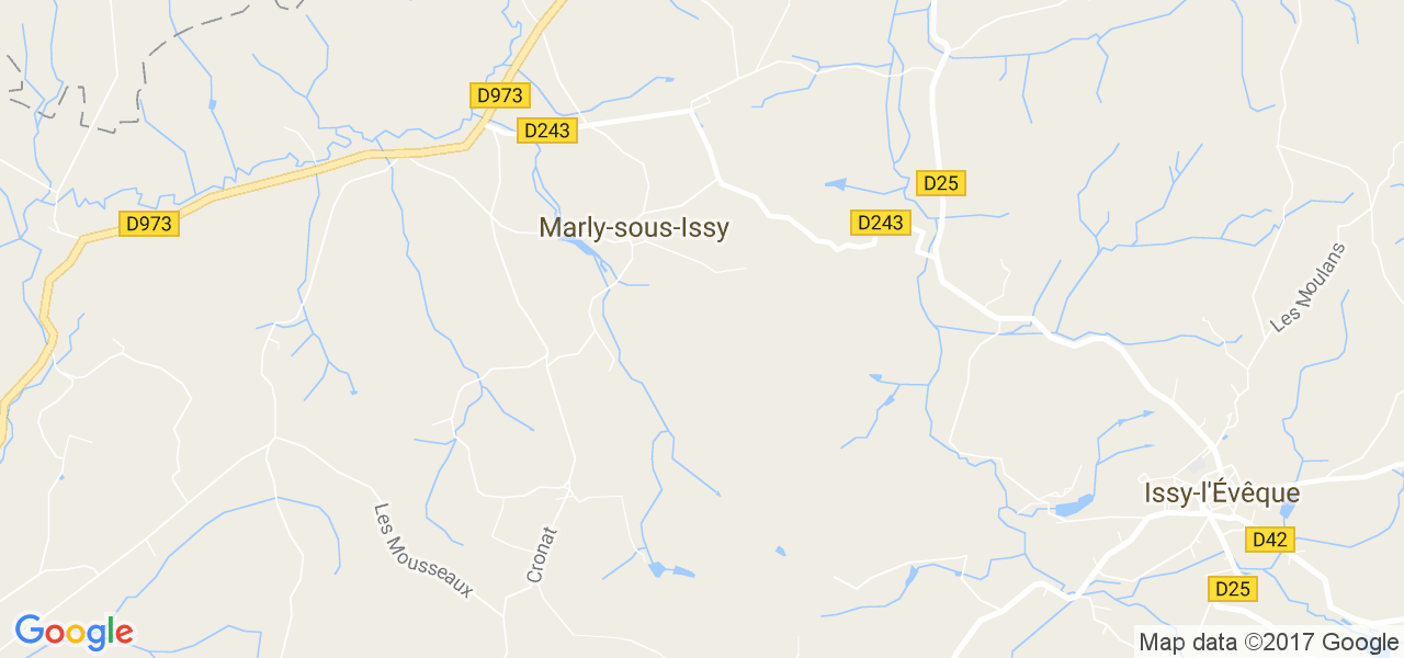map de la ville de Marly-sous-Issy