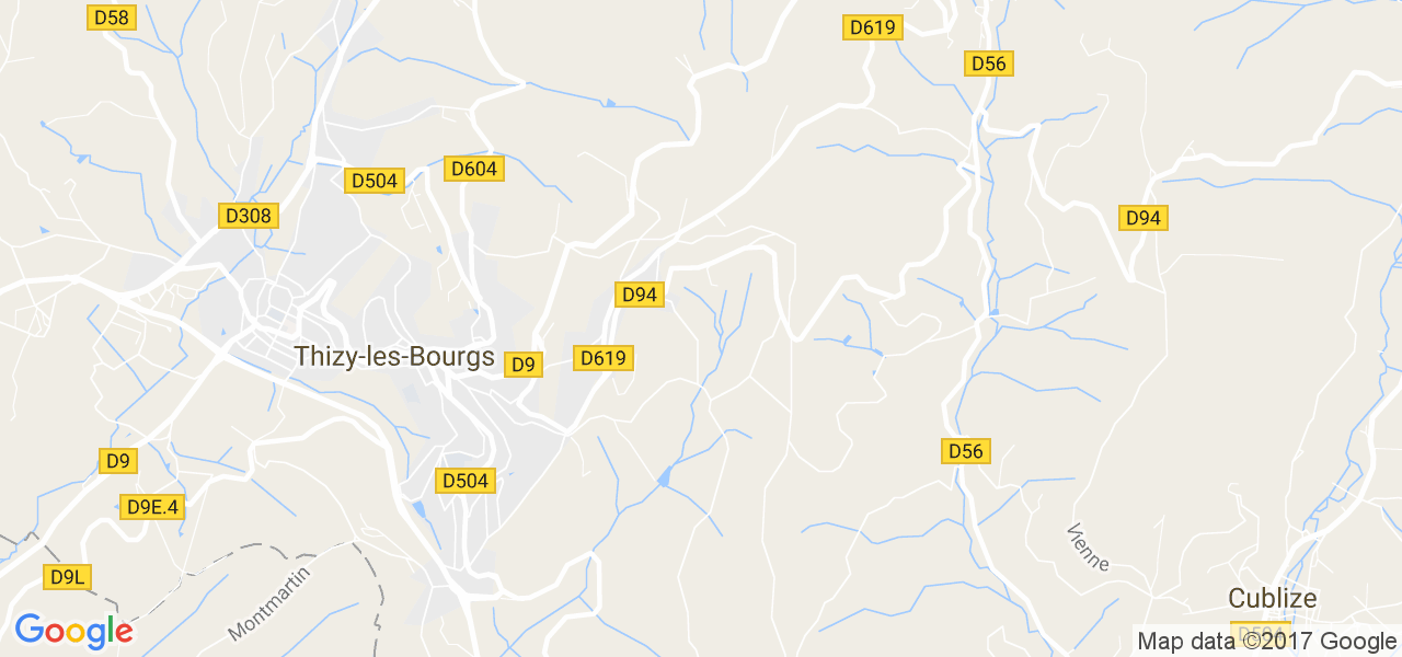 map de la ville de Marnand