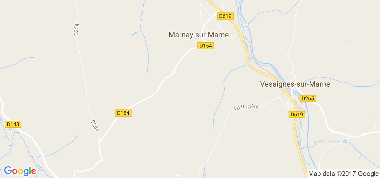 map de la ville de Marnay-sur-Marne