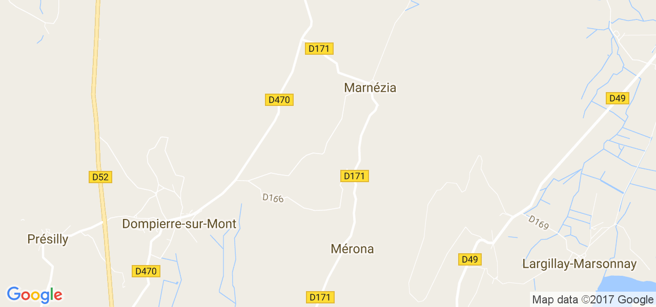 map de la ville de Marnézia