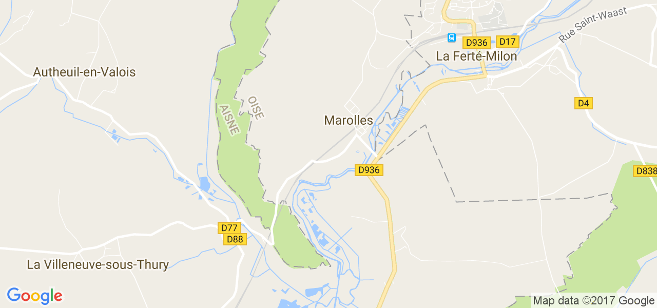 map de la ville de Marolles