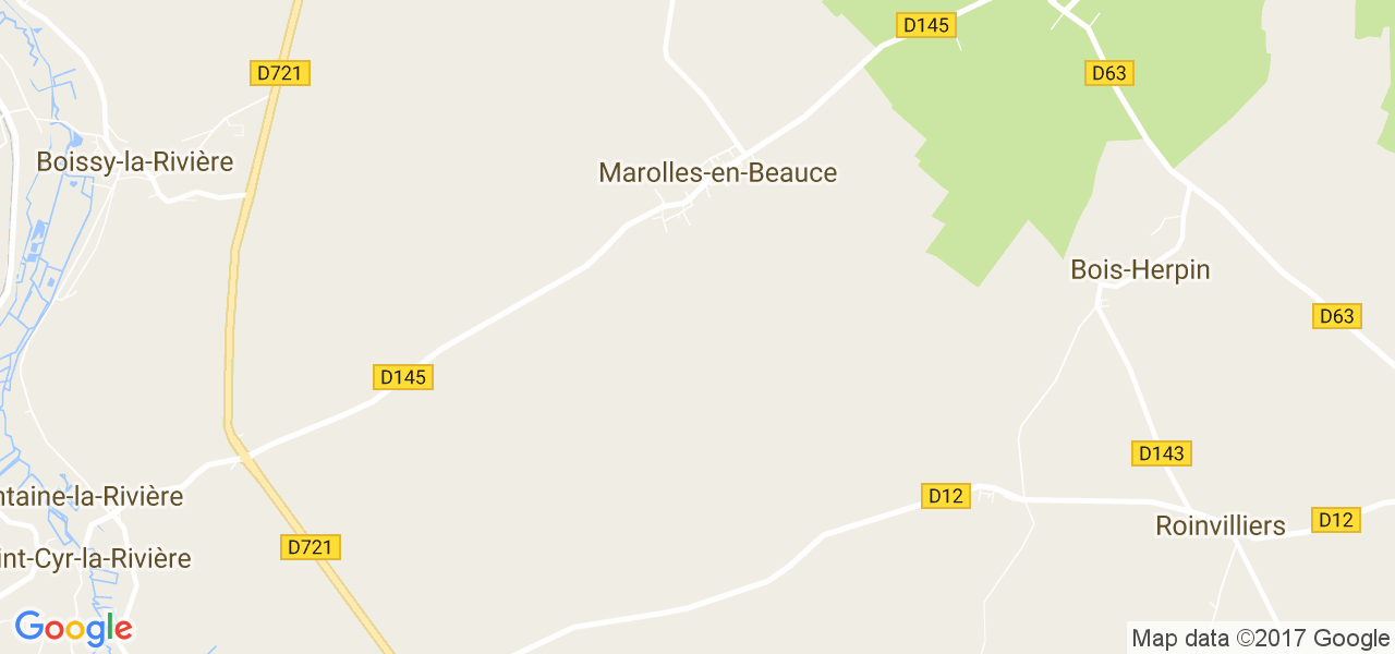 map de la ville de Marolles-en-Beauce