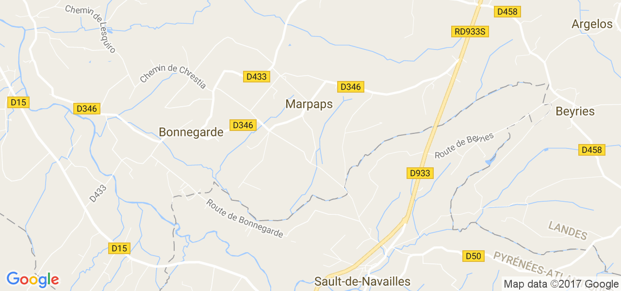 map de la ville de Marpaps