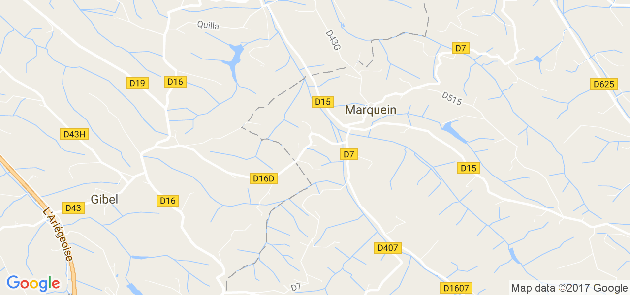 map de la ville de Marquein