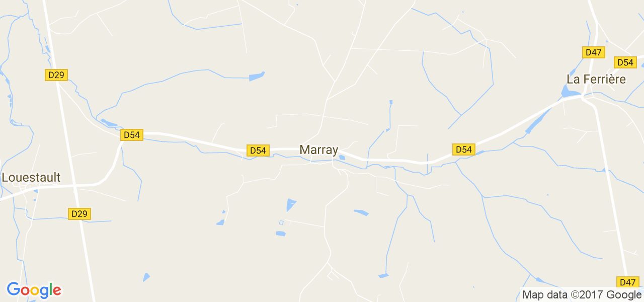 map de la ville de Marray