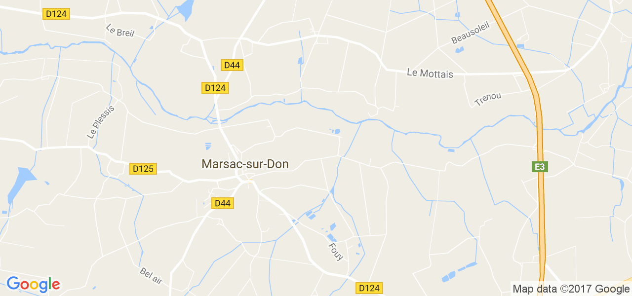 map de la ville de Marsac-sur-Don