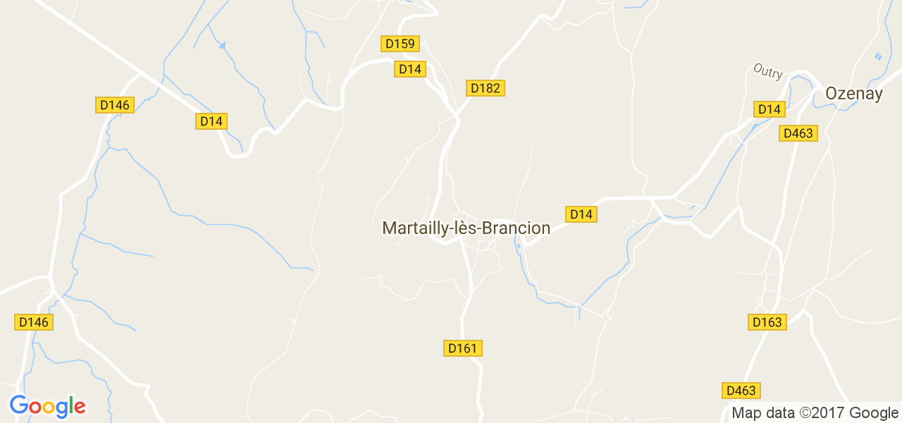 map de la ville de Martailly-lès-Brancion