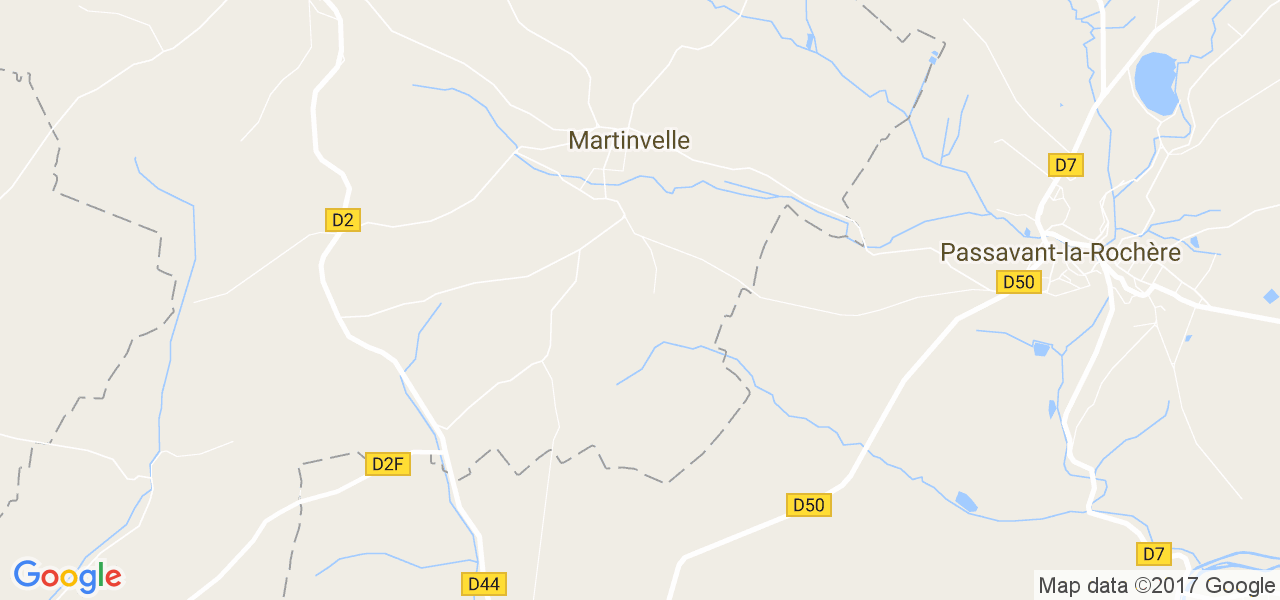 map de la ville de Martinvelle