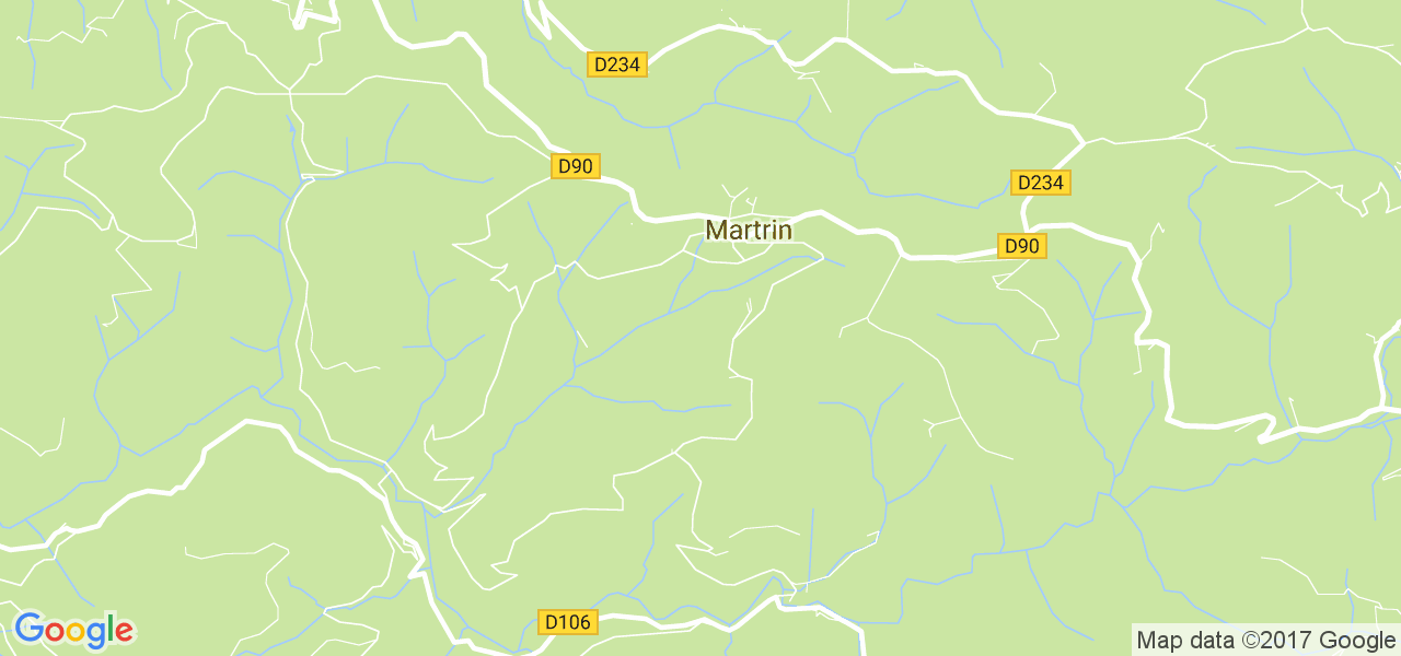 map de la ville de Martrin