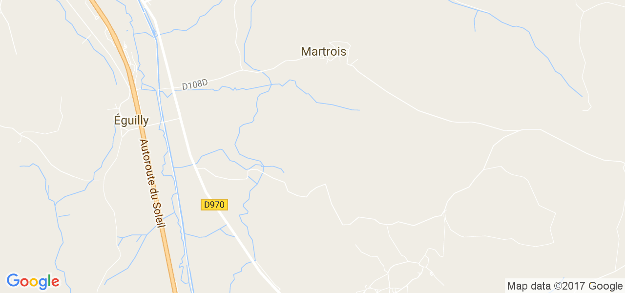 map de la ville de Martrois