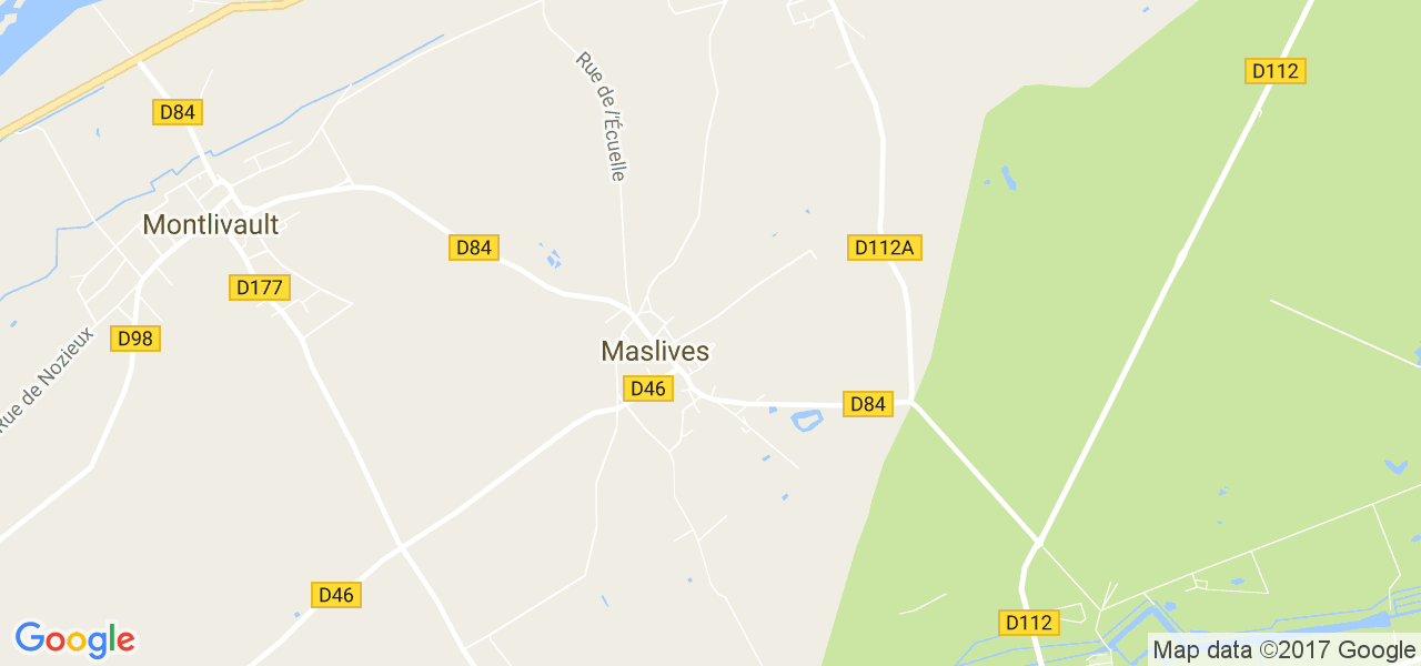 map de la ville de Maslives