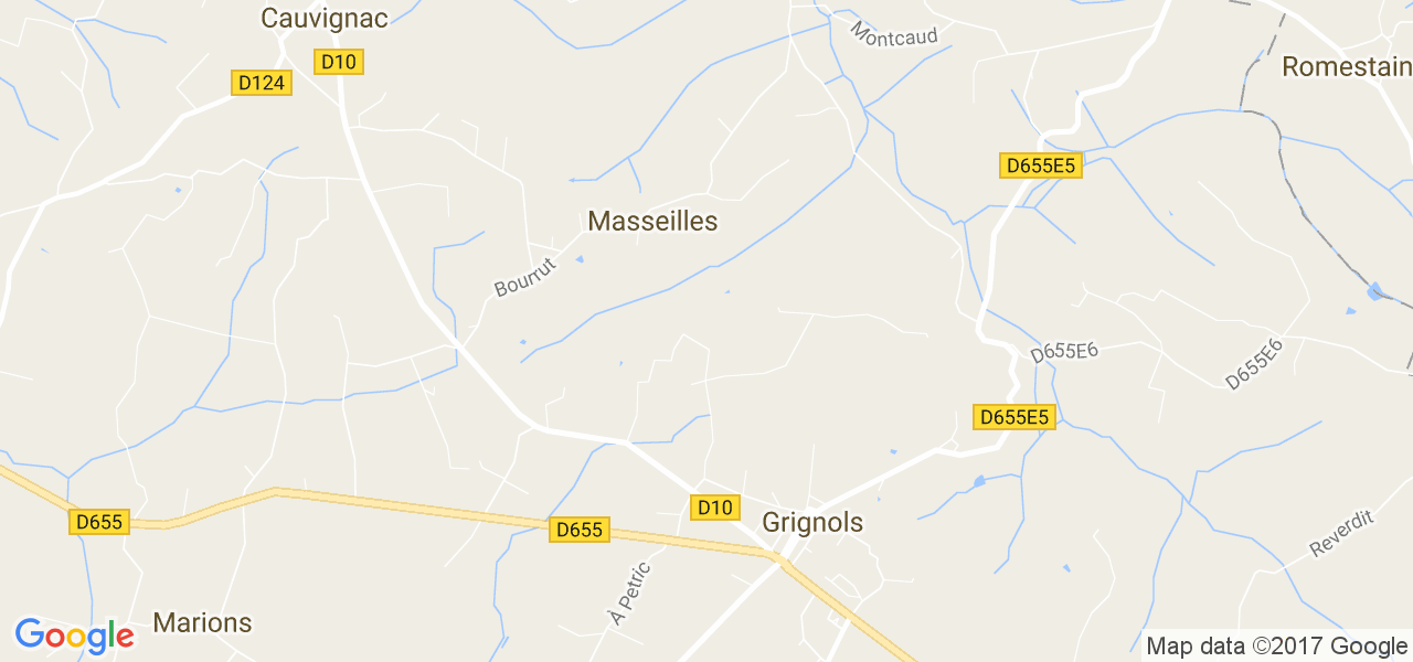 map de la ville de Masseilles