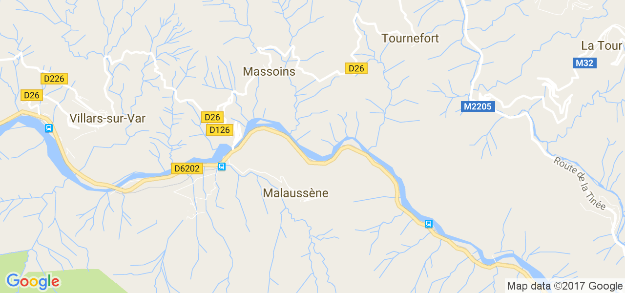 map de la ville de Massoins