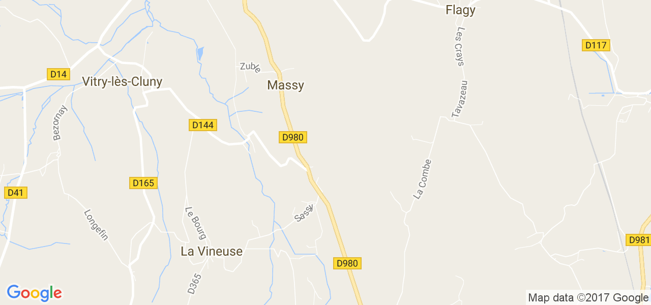 map de la ville de Massy