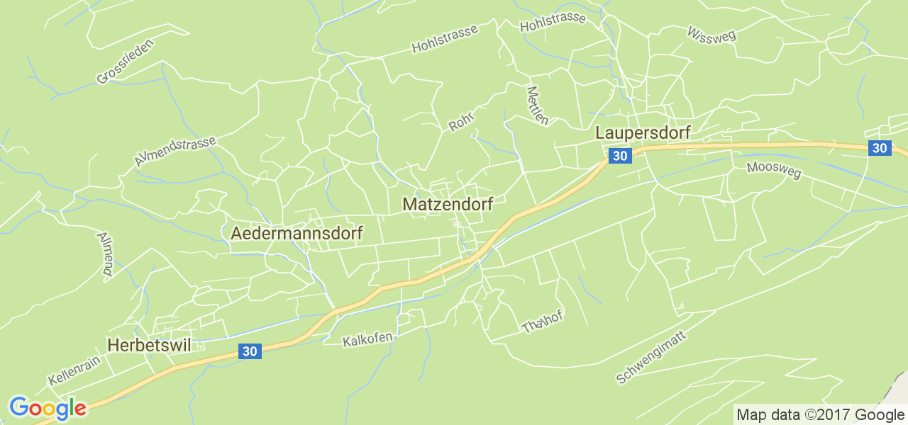 map de la ville de Matzendorf